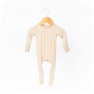 Open image in slideshow, [IMPERFECT] Oatmeal Ribbed Long Sleeper

